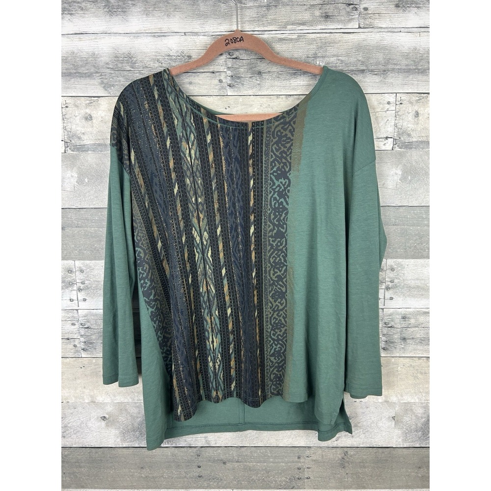 Peruvian Connection Medium Long Sleeve Blouse